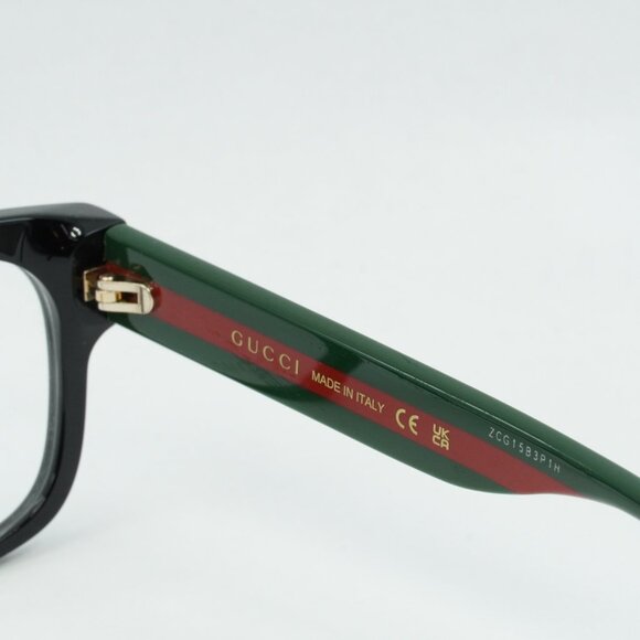 🕶️ New Gucci GG0343O 007 Eyeglasses - Black/Multicolor Frame - Picture 5 of 9
